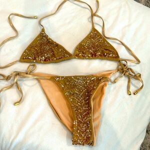 Good sequin beach bunny bikini brand new this year !